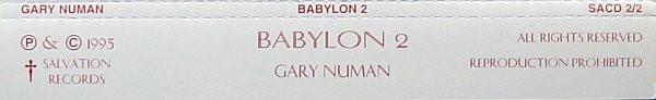 télécharger l'album Gary Numan - Babylon 2