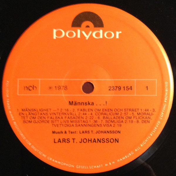 ladda ner album Lars T Johansson - Männska