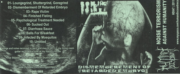 baixar álbum Boiling Point - Dismemberment Of Retarded Embryo