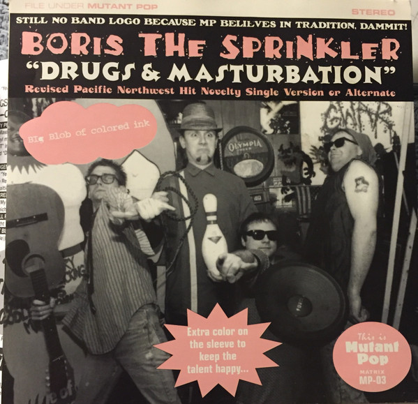 Boris The Sprinkler – Drugs & Masturbation (1998, Pink (AA/B