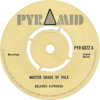 Roland Alphonso – Whiter Shade Of Pale / On The Move (1968, Vinyl