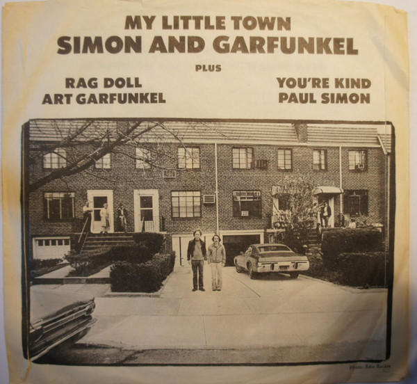 Simon & Garfunkel – My Little Town (1975, Vinyl) - Discogs