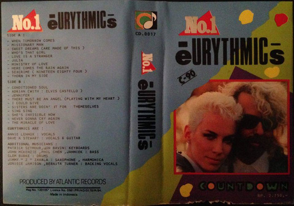 lataa albumi Eurythmics - No 1