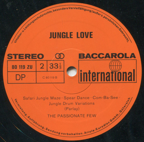 télécharger l'album The Passionate Few - Jungle Love