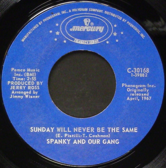 descargar álbum Spanky & Our Gang - Sunday Will Never Be The Same Sunday Mornin