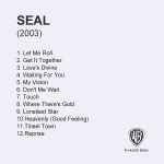 Cover of Seal (2003), 2003, CDr