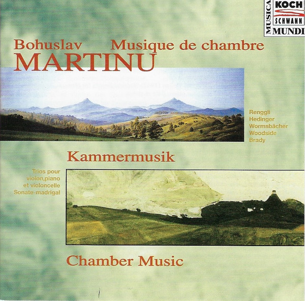télécharger l'album Bohuslav Martinů - Martinu KammermusikChamber Music