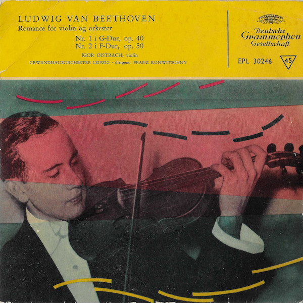 télécharger l'album Ludwig van Beethoven, Igor Oistrach, Gewandhausorchester Leipzig, Franz Konwitschny - Romance For Violin Og Orkester