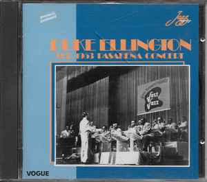 Duke Ellington - The 1953 Pasadena Concert album cover