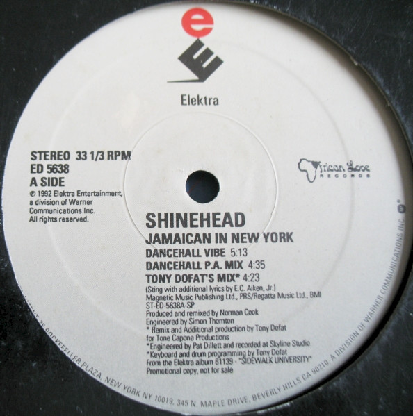 Shinehead – Jamaican In New York (1993, CD) - Discogs