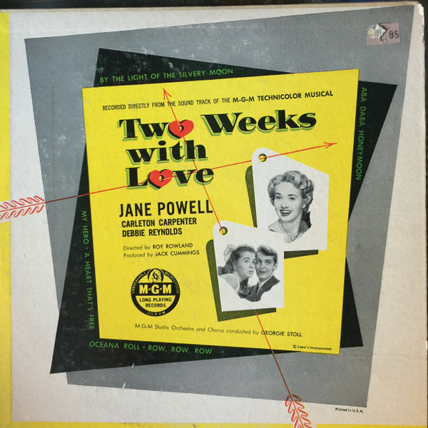 Jane Powell – Two Weeks With Love (1950, Vinyl) - Discogs