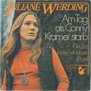 Juliane Werding - Am Tag Als Conny Kramer Starb album cover