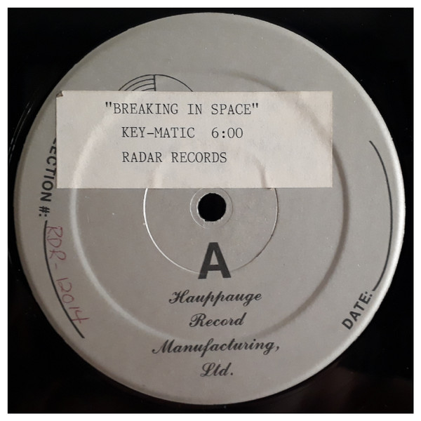 Key-Matic – Breakin' In Space (1984, Vinyl) - Discogs