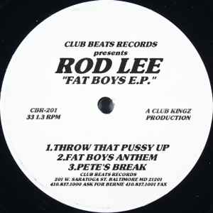 DJ Rod Lee - Fat Boys E.P.