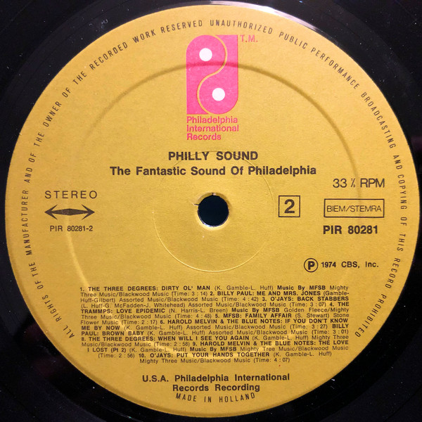 télécharger l'album Various - Phillysound The Fantastic Sound Of Philadelphia