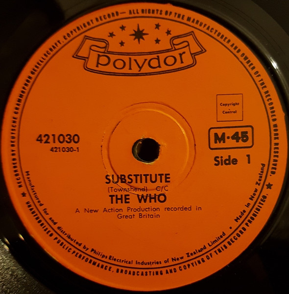 The Who – Substitute (1966, Vinyl) - Discogs