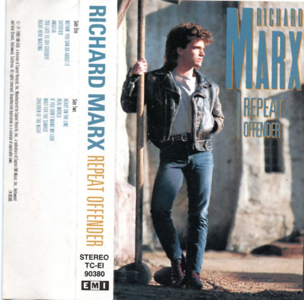 Richard Marx Repeat Offender 1989 Cassette Discogs