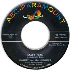 Danny And The Juniors – Sassy Fran / I Feel So Lonely (1958, Vinyl