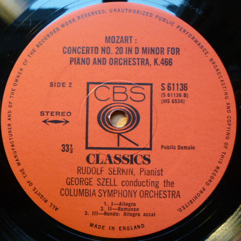 baixar álbum Rudolf Serkin, Mozart, George Szell, The Cleveland Orchestra - Mozart Piano Concertos