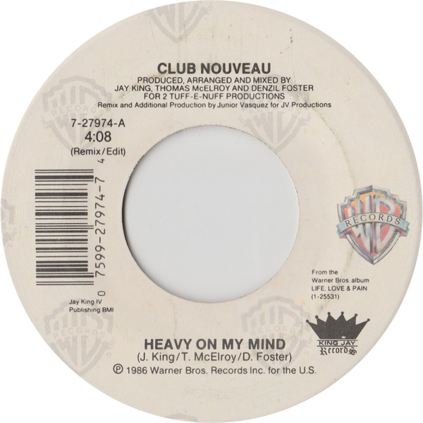 Album herunterladen Club Nouveau - Heavy On My Mind