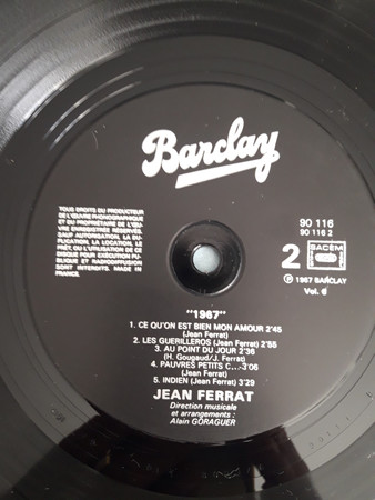lataa albumi Jean Ferrat - 6 À Santiago 1967