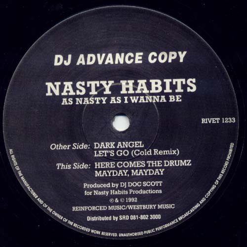 Nasty Habits – As Nasty As I Wanna Be (1992, Vinyl) - Discogs