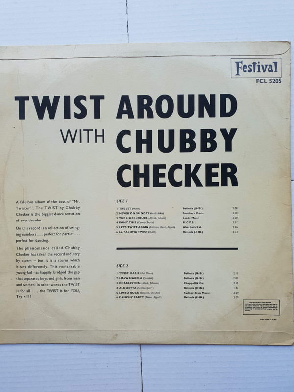 ladda ner album Chubby Checker - Twist Around With Chubby Checker