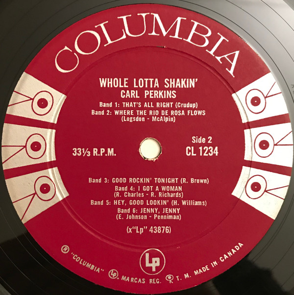 Carl Perkins - Whole Lotta Shakin' | Columbia (CL 1234) - 4