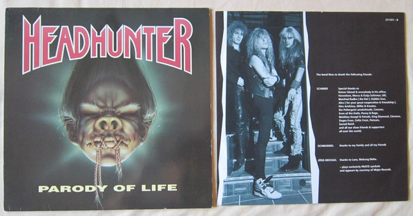 Headhunter – Parody Of Life (1990, Vinyl) - Discogs