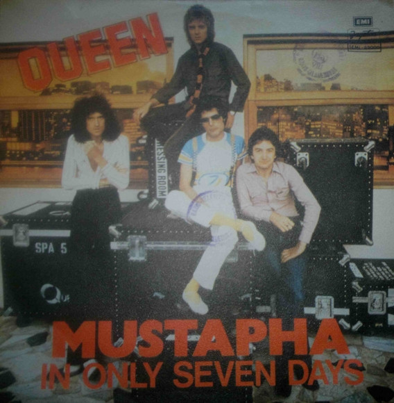 Queen – Mustapha (1980, Vinyl) - Discogs
