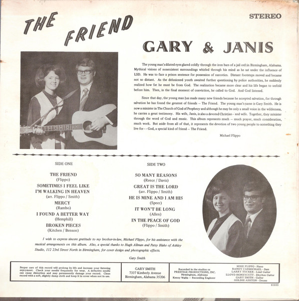 ladda ner album Gary & Janis - The Friend