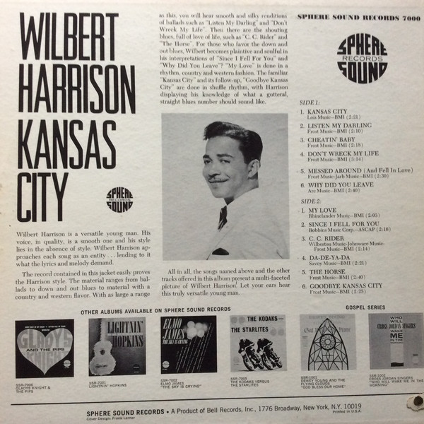 last ned album Wilbert Harrison - Kansas City