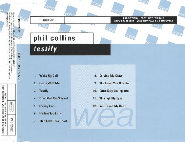 It's Not Too Late, Phil Collins