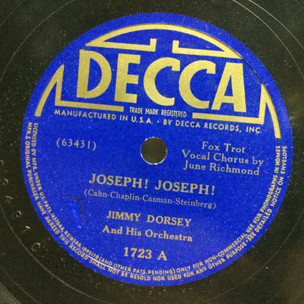 lataa albumi Jimmy Dorsey And His Orchestra - Joseph Joseph Two Bouquets