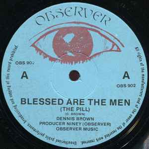 Dennis Brown - Blessed Are The Men (The Pill) / Cry, Cry album cover