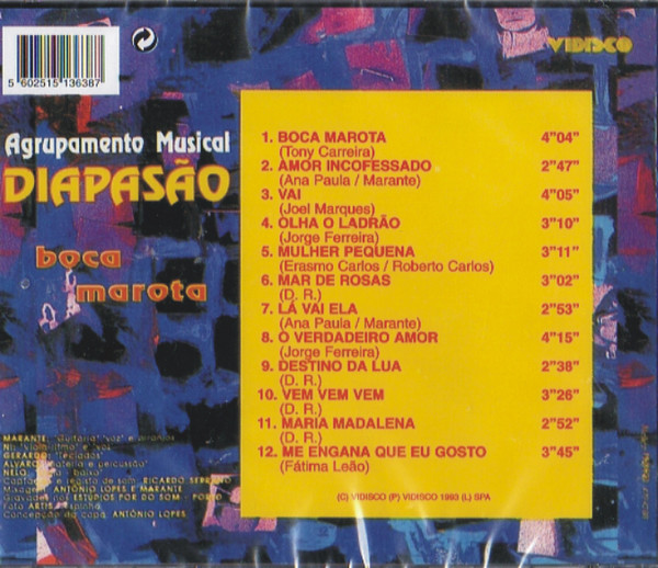 lataa albumi Agrupamento Musical Diapasão - Boca Marota