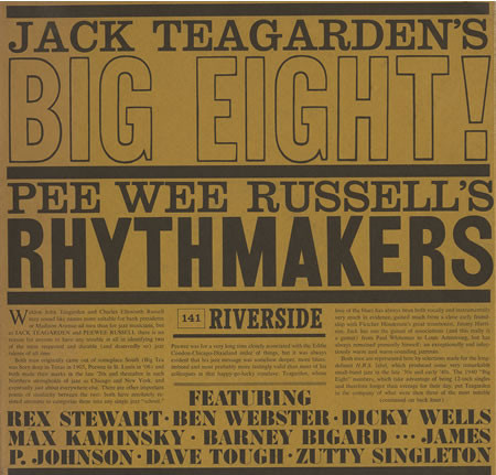 Jack Teagarden’s Big Eight* / Pee Wee Russell’s Rhythmakers* – Jack Teagarden’s Big Eight / Pee Wee Russell’s Rhythmakers