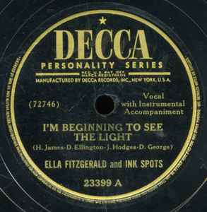 Ella Fitzgerald - I'm Beginning To See The Light / That's The Way It Is