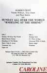 Cover of Kneeling At The Shrine, 1991, Cassette