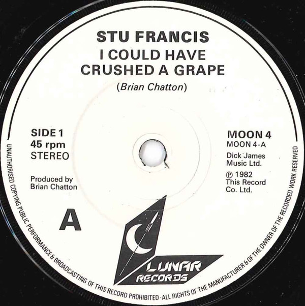 Album herunterladen Stu Francis - I Could Have Crushed A Grape Fat Lipped Boogie