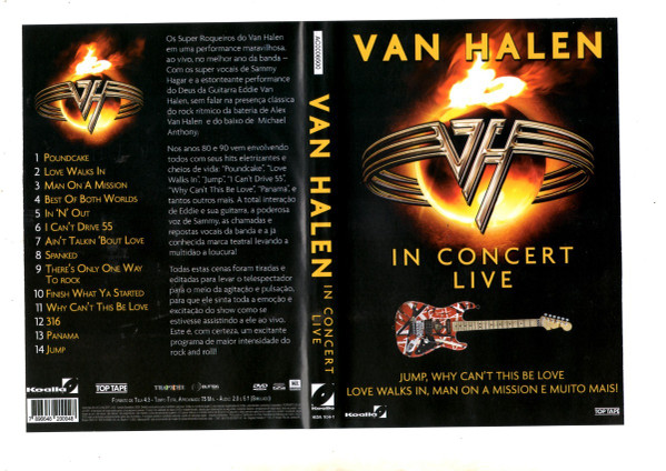 Van Halen – In Concert Live (2008, DVD) - Discogs