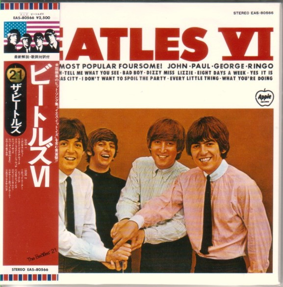 The Beatles – Beatles VI (2009, Mini LP Papersleeve, CD) - Discogs