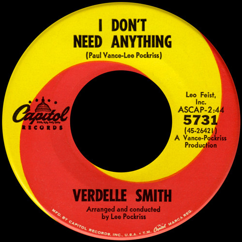 descargar álbum Verdelle Smith - I Dont Need Anything If You Cant Say Anything Nice