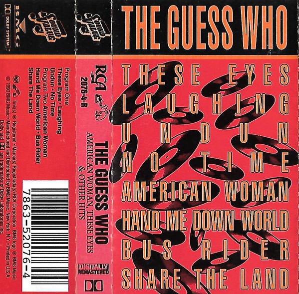 The Guess Who? – American Woman, These Eyes & Other Hits (1990, CD