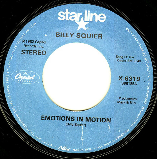 ladda ner album Billy Squier - In The Dark Emotions In Motion