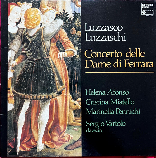 A#3679*◇CD◇ ルッツァスキ : 声楽作品集 LUZZASCHI Concerto Delle Dame Di Ferrara Harmonia Mundi HMA 1951136