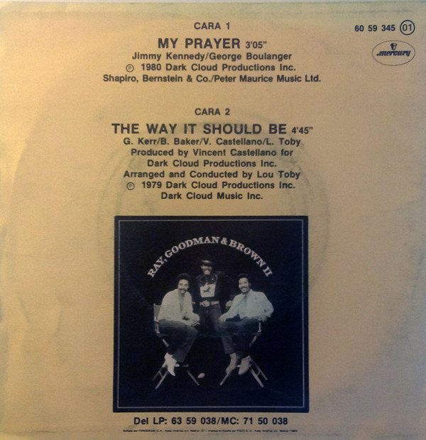 Album herunterladen Ray, Goodman & Brown - My Prayer The Way It Should Be