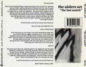 The Aislers Set - The Last Match
