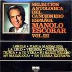 Cover of Selección Antológica Del Cancionero Español Vol.III, 1978, Vinyl