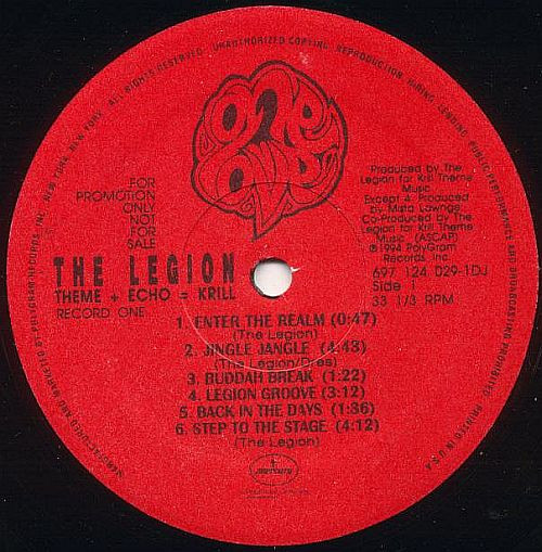 The Legion – Theme + Echo = Krill (1994, Vinyl) - Discogs